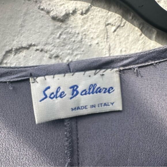 SOLE BELLARE Blouse Top Women Medium Whimseygoth Burnout Velvet Witchy - Picture 4 of 10